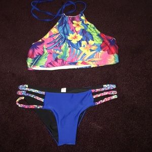 Zaful floral bikini set